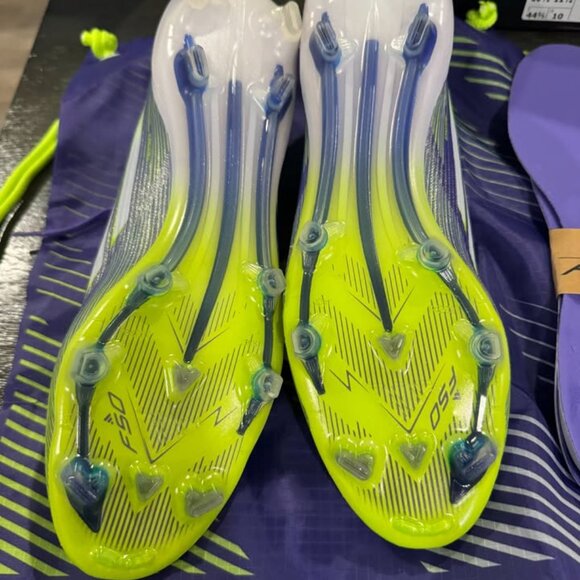 MEN'S ADIDAS F50 ELITE FG FIRM GROUND OUTDOOR SOCCER OUTDOOR CLEATS - 10.5 - Picture 4 of 5